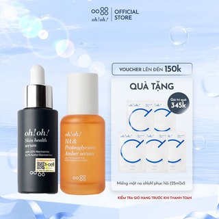 Combo oh!oh! Skin Health Serum và oh!oh! Amber Serum