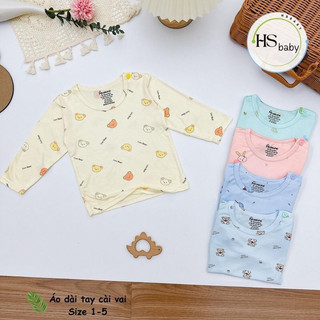 (Xả hàng) Áo dài tay thun lạnh cho bé
