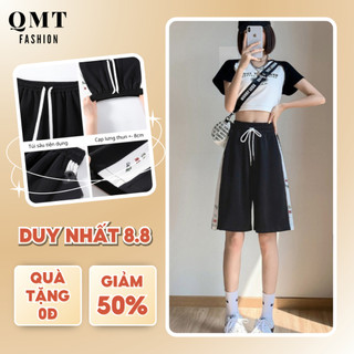 Quần short thể thao ốp GẤU chất thun poly đàn hồi cao, mặt vải đanh mịn form rộng unisex, short dạo phố, đùi mặc nhà