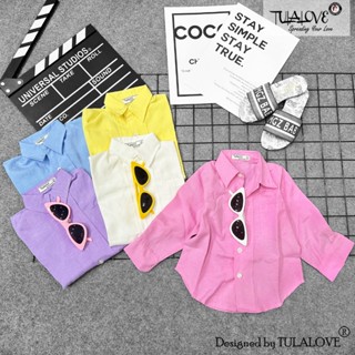  Áo Sơ Mi Cho Bé Gái Vải OXFORD Chất Lượng Cao Lên Form Cực Xinh Áo Đi Học Cho Bé Gái Tulalove. 