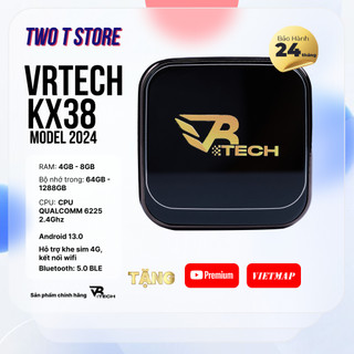 Carplay android box chính hãng vrtech kx38 qualcomm 6225 android 13 tặng vietmap s2+, vrtech kx8 giá rẻ cho ô tô