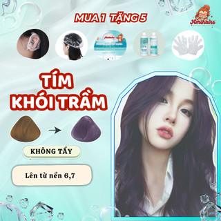 Tím khói trầm amihairs , thuốc nhuộm tóc tại nhà tím khói trầm amihairs, thuốc nhuộm tóc chất lượng cao