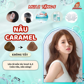 Nâu caramel amihairs , thuốc nhuộm tóc tại nhà nâu caramel amihairs, thuốc nhuộm tóc chất lượng cao