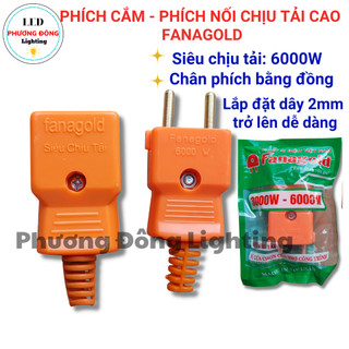 Phích cắm - phích nối chịu tải cao 3000w - 6000w - Phích cắm công nghiệp Thương hiệu Fanagold