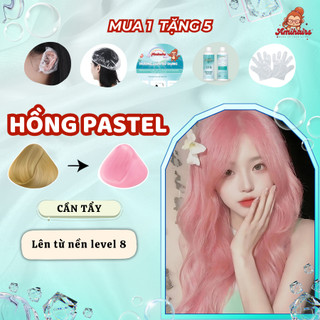 Hồng pastel amihairs , thuốc nhuộm tóc tại nhà hồng pastel amihairs, thuốc nhuộm tóc chất lượng amihairs