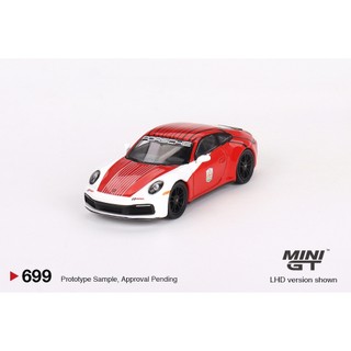  MÔ HÌNH 1:64 MINI GT - Porsche 911  992  Carrera S Safety Car 2023 IMSA Daytona 24Hr 