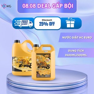 Nước giặt xả hc euro gold 6 in 1 chuẩn hàng nội địa thái lan kháng khuẩn chống ẩm mốc