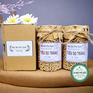 Tiêu sọ trắng phú quốc - hộp 250g