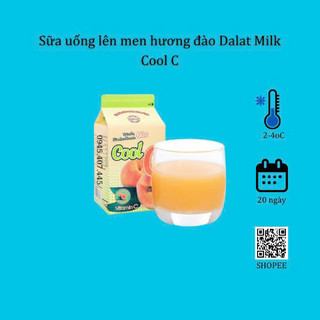 Sữa chua lên men hương đào Dalat Milk Cool C