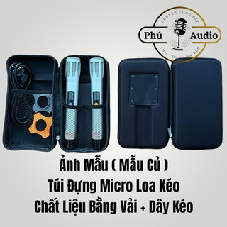 Túi đựng micro loa kéo bằng vải