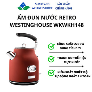Ấm đun nước Retro Westinghouse WKWKH148 có 5 màu cá tính - Bảo hành 12 tháng