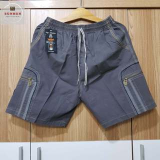   SỌT NGẮN  Quần short túi hộp nam ngắn cao cấp chất kaki lụa lưng thun co giãn from rộng khóa kéo 