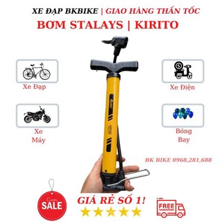 Bơm Xe Đạp Mini Stanlays | Kirito Nhật Bản | Bơm Mọi Loại Van