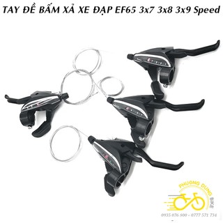 Tay đề xe đạp ST EF65  3x7 3x8 3x9 Speed