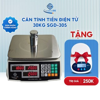 Cân tính tiền điện tử SGD-305 định lượng 30kg, độ chính xác cao và chống nước - Cân điện tử Sài Gòn