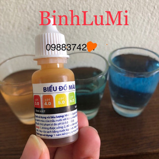 Lọ dung dịch quỳ tím đo PH của nước - thử nước kiềm