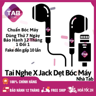 Tai Nghe X Jack Dẹt Zin Bóc Máy Chính Hãng - Bảo Hành 12T