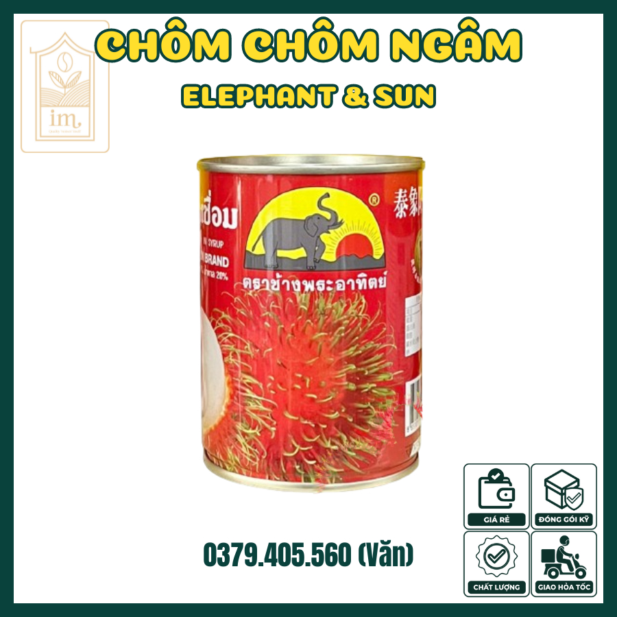 Chôm Chôm đóng hộp Elephant & Sun (565g)