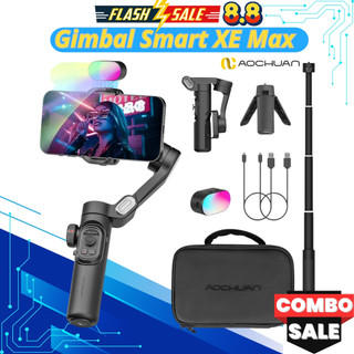 Gimabl SMART XE chính hãng AOCHUAN, Gymbal chống rung điện thoại quay phim chụp ảnh theo dõi vật thể