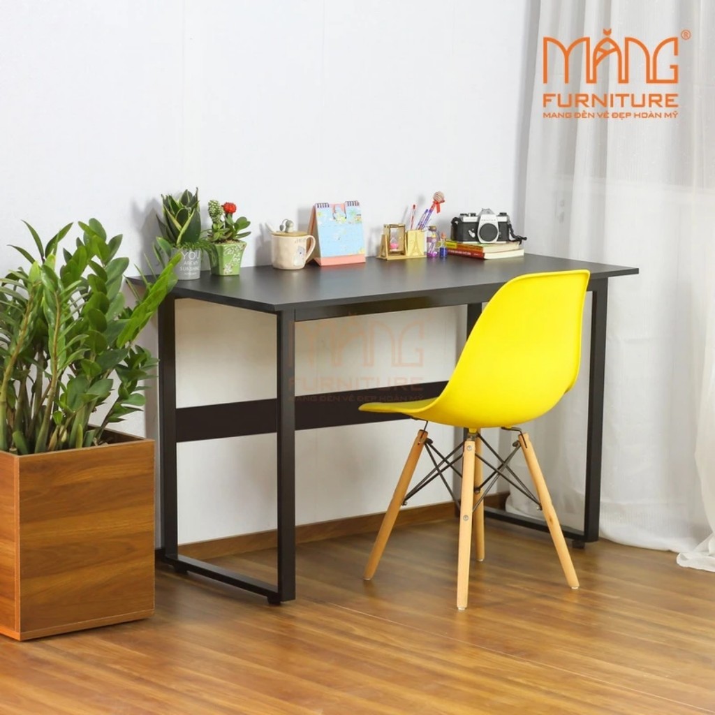 Bàn Làm Việc, Bàn Gaming Nội Thất Măng Chân Sắt nhiều phiên bản, mặt gỗ 1m2,1m, chắc chắn, bền đẹp | BigBuy360 - bigbuy360.vn