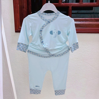  Bộ sơ sinh cài lệch chất liệu gỗ sồi tự nhiên mềm mịn cho bé sơ sinh