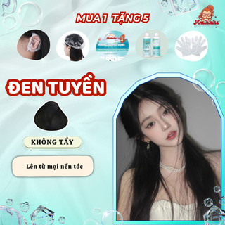 ĐEN TUYỀN AMIHAIRS [Tặng kèm 5 quà], Thuốc Nhuộm Tóc tại nhà Đen Tuyền Amihairs, Thuốc Nhuộm Tóc Chất Lượng Cao