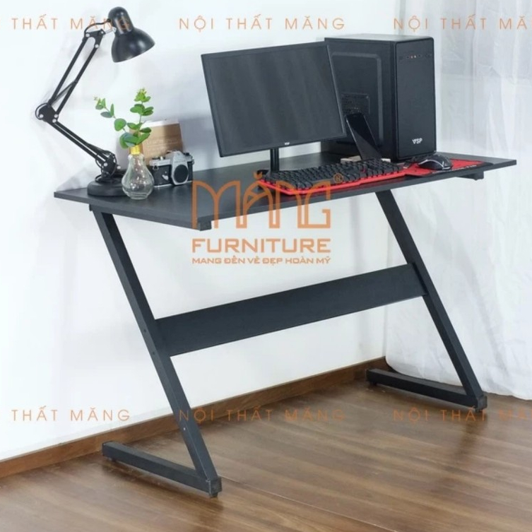 Bàn Làm Việc, Bàn Gaming Nội Thất Măng Chân Sắt nhiều phiên bản, mặt gỗ 1m2,1m, chắc chắn, bền đẹp | BigBuy360 - bigbuy360.vn