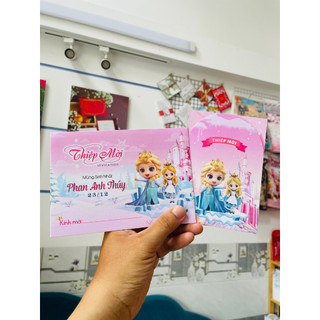 [SẴN THIỆP] Thiệp Thôi Nôi, Sinh Nhật, Đầy Tháng [MS223]