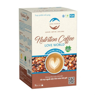 NUTRITION COFFEE LOVE WORLD CÀ PHÊ DINH DƯỠNG – 15 GÓI/HỘP