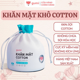 Khăn mặt khô Gumi dùng 1 lần lau khô, lau ướt - Khăn lau mặt dùng một lần dạng cuộn