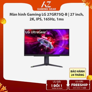 Màn hình Gaming LG 27GR75Q-B | 27 inch, 2K, IPS, 165Hz, 1ms, phẳng