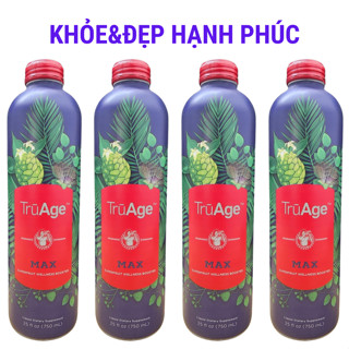 Combo 4 chai TruAge Max – Noni max tăng cường hệ miễn dịch – 750ml/chai