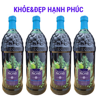[ Mẫu mới 2023 ] Combo 4 chai nước ép trái nhàu Morinda - Noni Juice - 1000ml/chai