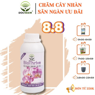 Phân bón kích hoa Biothrive 500ml, sai hoa, đậm màu, lâu tàn, chuyên dùng để kích hoa lan, cây cảnh, chính hãng DOCNEEM