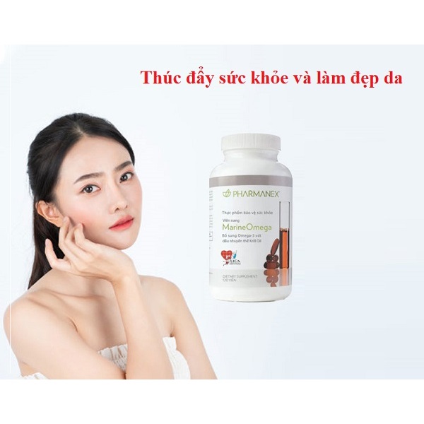 [ Hàng nhập khẩu ] Dầu nhuyễn thể Nuskin Marine Omega 3– dinh dưỡng cho da, tim và não – 120 viên/lọ