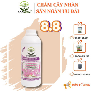 Phân bón hoa giấy DOCNEEM, kích bông giấy ngũ sắc, cẩm thạch, thái, mỹ sai hoa, lặp hoa nhanh, nở đồng loạt, chai 1 lít