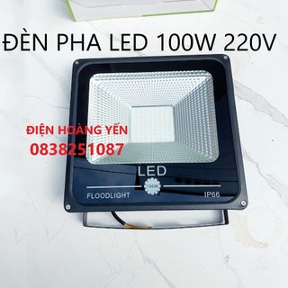 Đèn Led Pha 100W IP66 Ngoài Trời Chống Mưa Tuổi Thọ Cao 220V