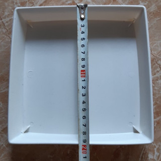 đĩa lót chậu nhựa vuông trồng cây v20 cạnh 19cm  đế lót chậu nhựa  