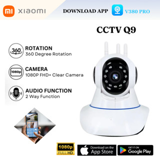  XiaoMi Q9 1080P CCTV IP Camera  WiFi Camera   Camera An Ninh Gia Đình Thông Minh IP   360° PTZ   Giám Sát Em Bé Thú Cưng 