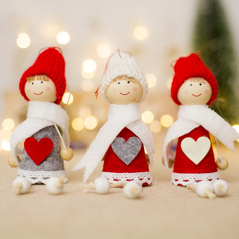Bé Váy Viền VB40 Treo Cây Thông Noel Phụ Kiện Trang Trí Giáng Sinh (Mẫu ngẫu nhiên)