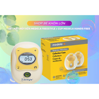 Máy hút sữa Medela Freestyle + Cup Medela Hand Free new hộp