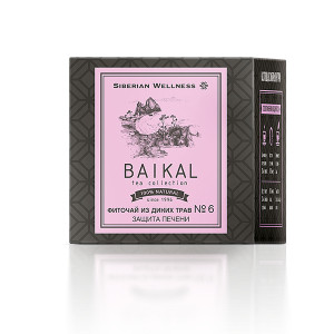[ Trà Baikan N6 gan mật ] Thực phẩm bảo vệ sức khỏe Trà thảo mộc Baikal tea Herbal tea №6 – 30 túi