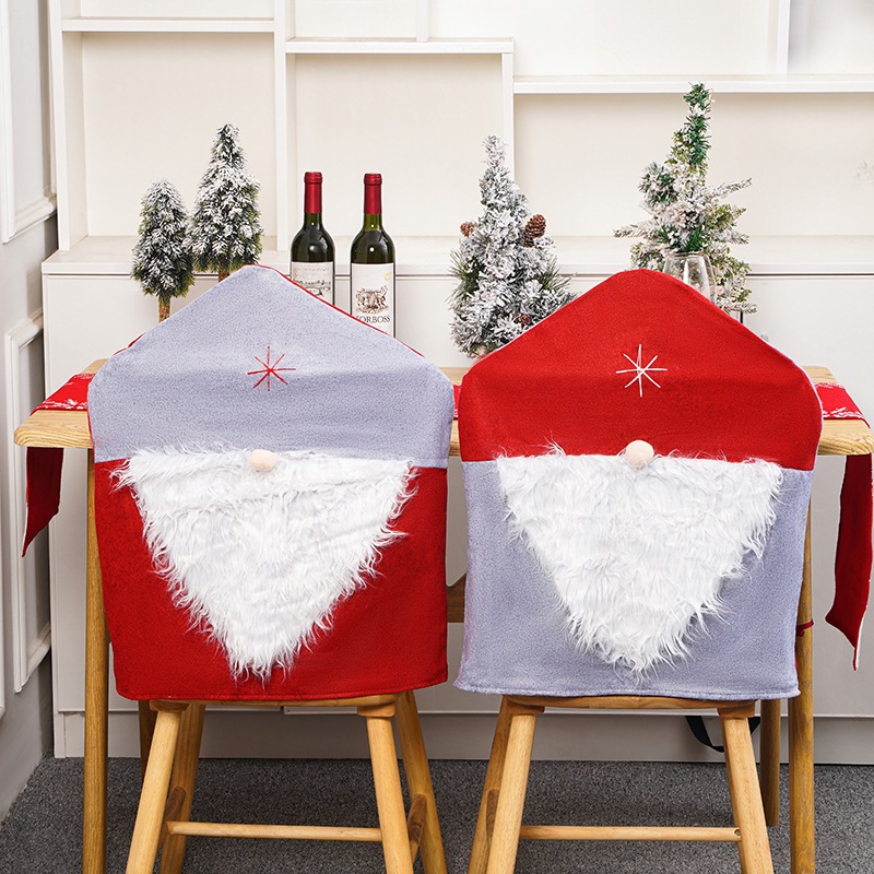 Bọc Lưng Ghế Ông Già Đội Nón N33 Trang Trí Giáng Sinh Noel