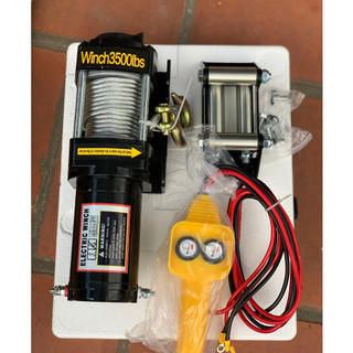 Tời Điện 12v Ác Quy 3500lbs Trọng Tải 1600kg Kéo Xe Kéo Hàng