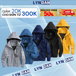 Áo khoác gió nam LYNDAN 2 lớp dày dặn, chống nước chắn gió
