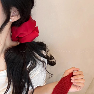 Dây cột tóc hoa lá màu sắc, caro,cột tóc scrunchies hoa nhí xinh xắn, buộc tóc