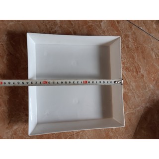 Combo 10 đĩa vuông v25, 10 đĩa vuông v20, 5 chậu vuông v25