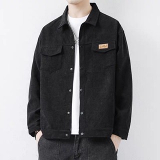 Áo khoác nhung tăm cố sơ mi nút bấm tiện lợi áo 1 lớp chuẩn from sành điệu 2025.