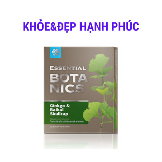 [ Botanic ginkgo trí nhớ - Siberian ] Thực phẩm bảo vệ sức khỏe Essential Botanics Ginkgo & Baikal – 30 viên/hộp