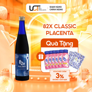 Nước uống đẹp da uct 82x placenta classic cân bằng nội tiết trẻ hóa toàn diện